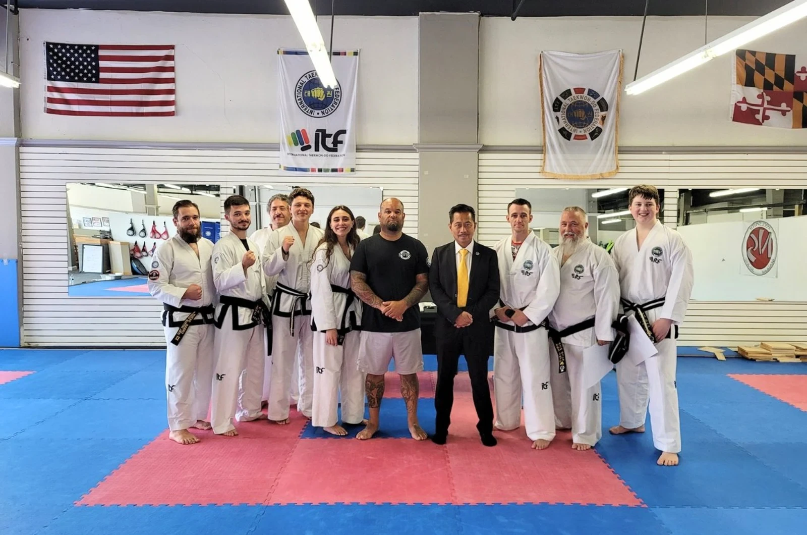 Adult martial arts class at Noel Smith Martial Arts