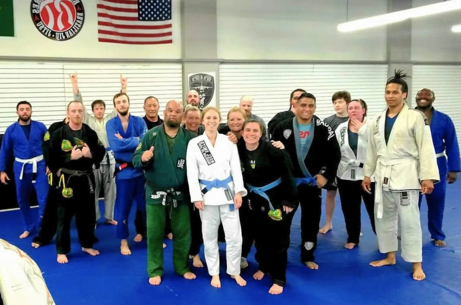 Adults learning self-defense at Noel Smith Martial Arts