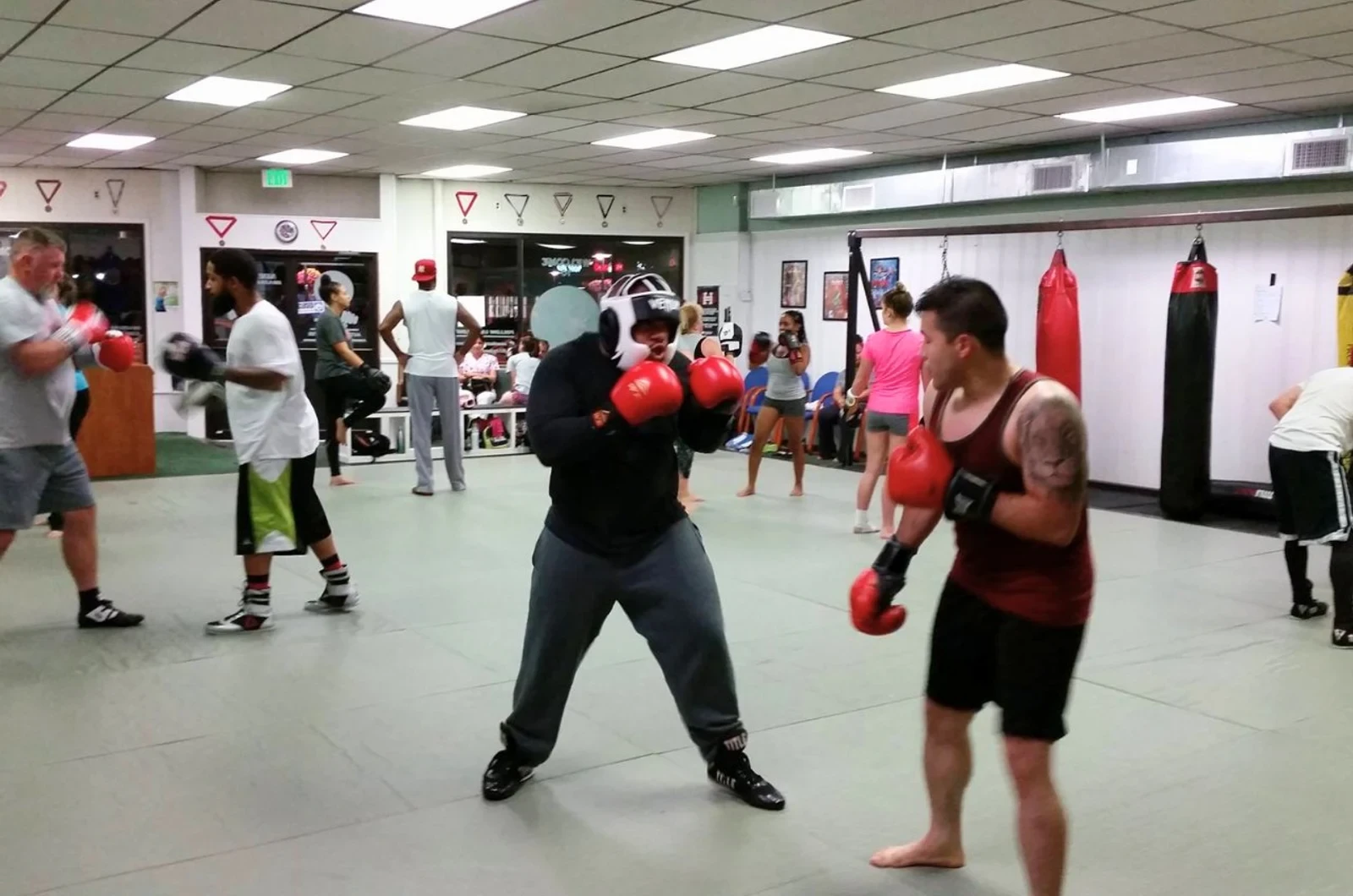 Boxing mental focus training at Noel Smith Martial Arts