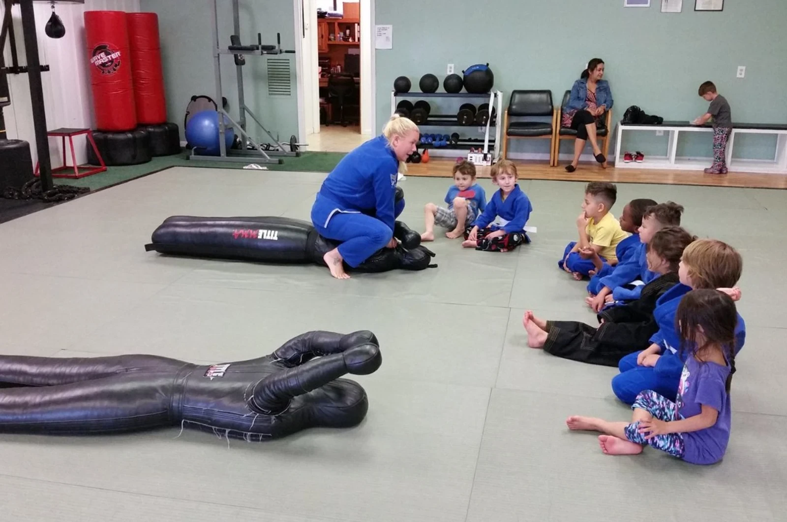 Junior martial arts class at Noel Smith Martial Arts