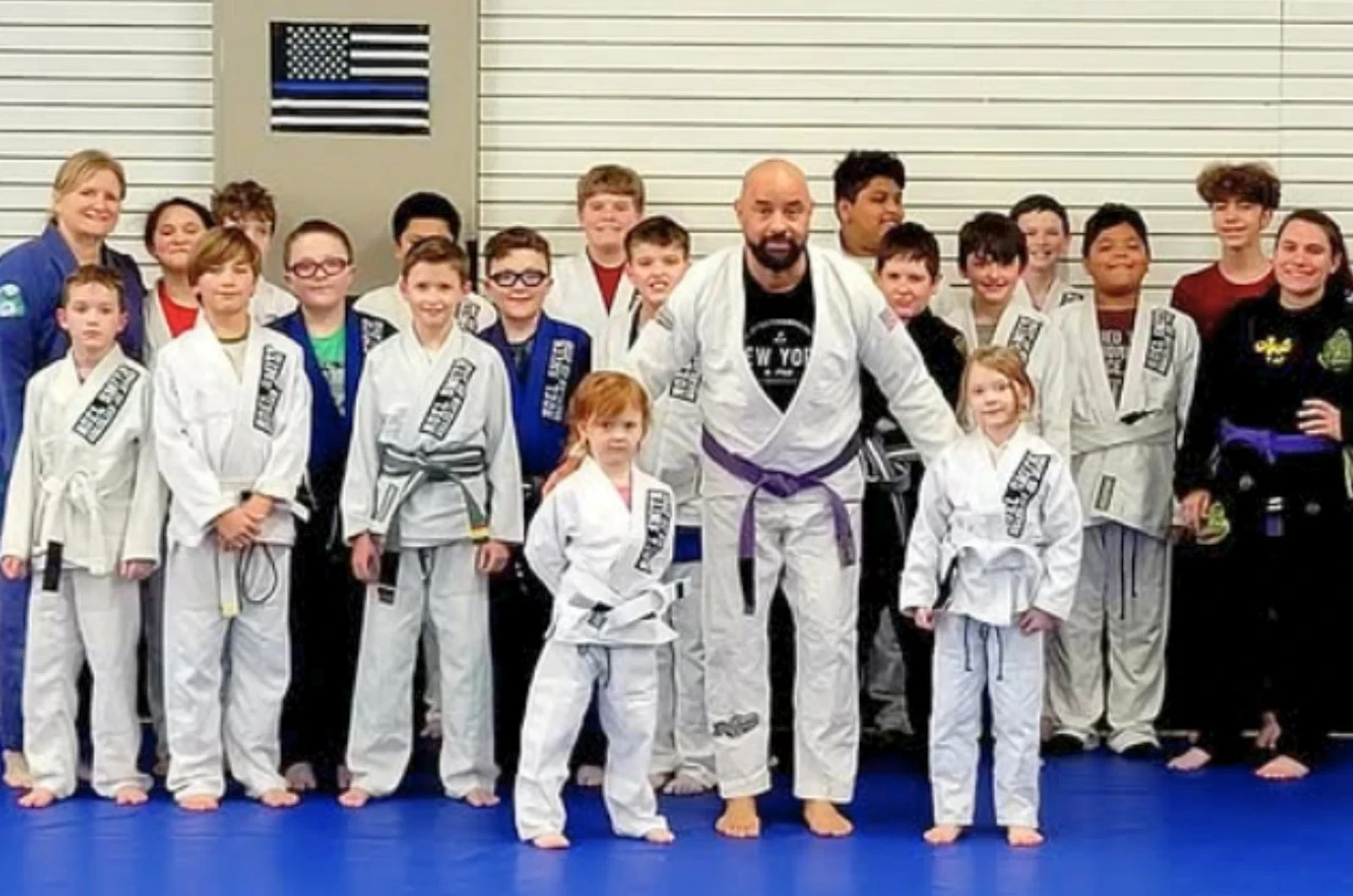 Kids martial arts discipline and focus