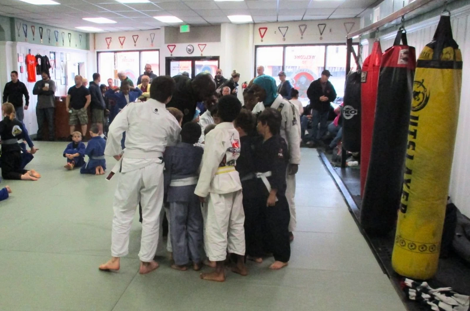 Kids getting fit and active through martial arts